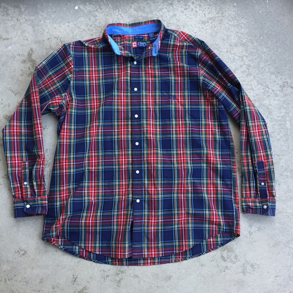 Chaps Men's Tartan Big Shirt - Picture 1 of 4